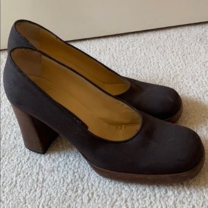 Sergio Rossi Brown Classic Heels